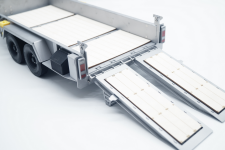 FM Tandem Tieflader mit Rampen 1:14